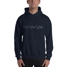 Load image into Gallery viewer, Hooded Sweatshirt Devil On Both Shoulders White text