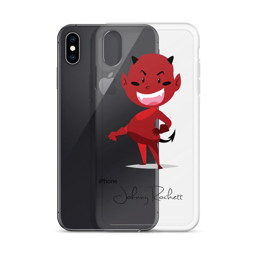 Johnny Rockett iPhone Case with Devil Logo