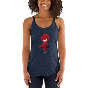 Women's Racerback Tank W/ Devil Logo