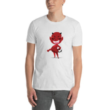 Load image into Gallery viewer, Short-Sleeve Unisex Johnny Rockett Devil Logo